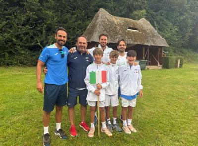 Due matelicesi alla "baby" Coppa Davis: Mattia Bongiovanni e il tecnico Simone Galloppa con l'Italia Due matelicesi alla "baby" Coppa Davis: Mattia Bongiovanni e il tecnico Simone Galloppa con l'Italia