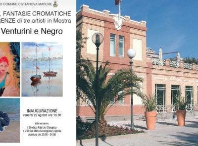Civitanova, Lues, Venturini e Negro in mostra alla Palazzina Liberty