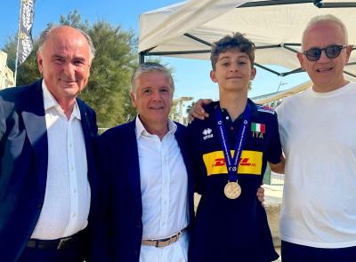 Dalla Lube alla Nazionale: Civitanova premia Matteo Talevi, campione d’Europa U16