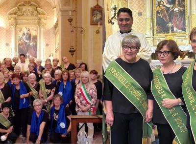 San Severino festeggia San Rocco: tre nuove consorelle per la Confraternita