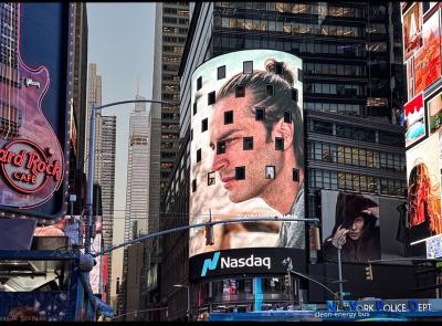 Le Marche protagoniste a Times Square: dalla torre Nasdaq la nuova campagna video con Tamberi