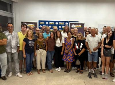 Civitanova, la parlamentare della Lega Montemagni in visita alla sede elettorale di Veronica Fortuna