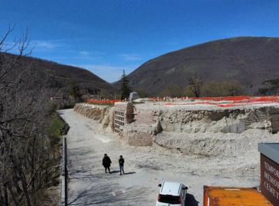 Ussita, conclusa la messa in sicurezza del cimitero di Castelmurato: ora la ricostruzione