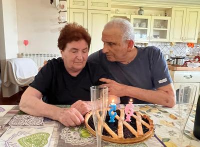 Da Vallestretta a Roma, con il cuore sempre unito: nozze di platino per Sante e Maria