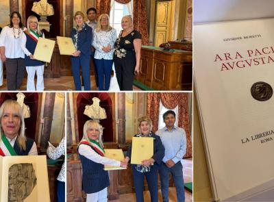 San Severino, dal cuore della famiglia Moretti alla città: donata al Comune l'opera "Ara Pacis Augustae"