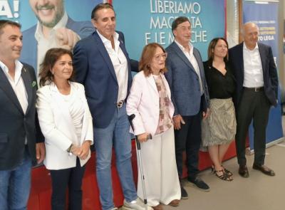 Regionali 2025, presentati i candidati della Lega per la provincia di Macerata. E lunedì arriva Salvini