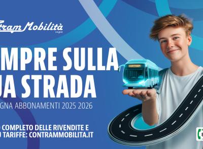Contram, aperta la campagna abbonamenti per l'anno scolastico 2025/26
