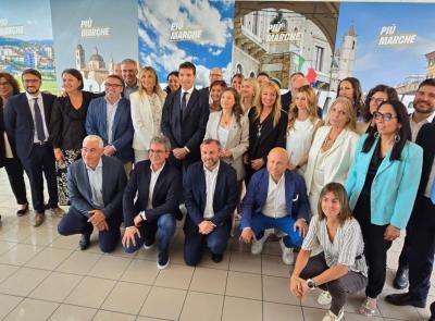 Regionali 2025, Acquaroli presenta i 'suoi' Fratelli d'Italia: 30 candidati per tutte le Marche