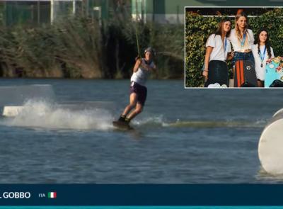 Macerata, la famiglia Del Gobbo strabilia ai campionati italiani di wakeboard: titolo U18 per Eva