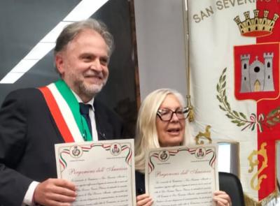 San Severino Marche torna ad incontrare Comiziano, nella città metropolitana di Napoli sottoscritta la "Pergamena dell'Amicizia"
