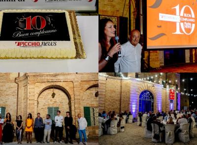Dieci anni di storie, emozioni e immagini: la grande festa di Picchio News in un posto da sogno (FOTO e VIDEO)