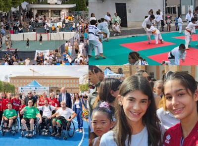 Civitanova, una domenica a tutto sport: in migliaia affollano il centro, Sofia Raffaeli super ospite