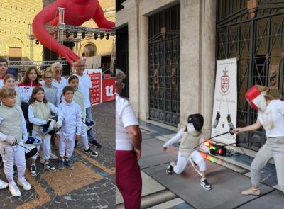 Tutti in pedana...sotto la Galleria Scipione: Macerata Scherma piazza la "stoccata" giusta