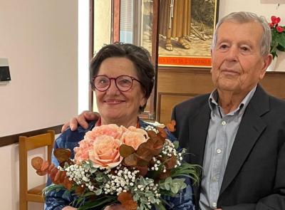 San Severino, 60 anni insieme: Elio Binanti e Vittoria Cantarini festeggiano le nozze di diamante