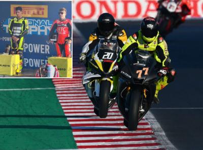 Mattia Volpi del team Franco Uncini trionfa a Misano: vittoria da fuoriclasse nel National Trophy 1000
