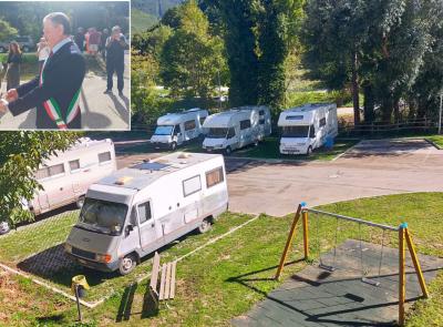 Serravalle inaugura la nuova area camper: "Un vero salto di qualità per il turismo"