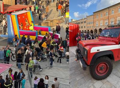 San Severino, bimbi pompieri per un giorno: grande successo per “Pompieropoli”