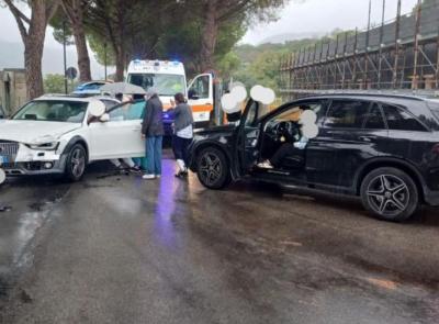 San Severino, incidente davanti all’ospedale: ferita anche una donna incinta