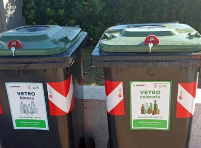 Vetro bianco separato nel centro storico: Civitanova e Cosmari puntano sul riciclo avanzato