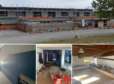 Sarnano, lavori in corso nella piscina comunale: ecco come sta cambiando