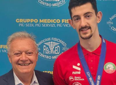 Un vice campione del mondo in visita alla Fisiomed