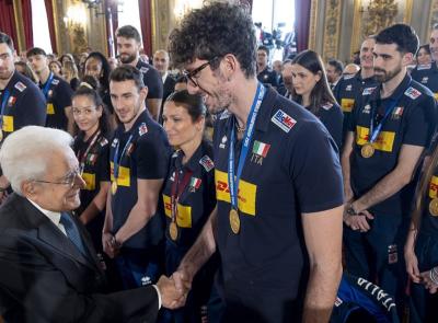 "Siete stati formidabili": l'applauso di Mattarella ai campioni del mondo della Lube