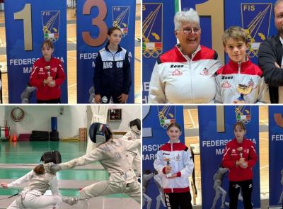 Macerata Scherma protagonista al Trofeo del Conero: medaglie e talento per i giovani Under 14