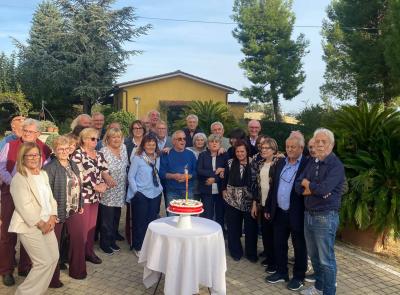 Appignano, la classe 1955 si riunisce per festeggiare i settant'anni