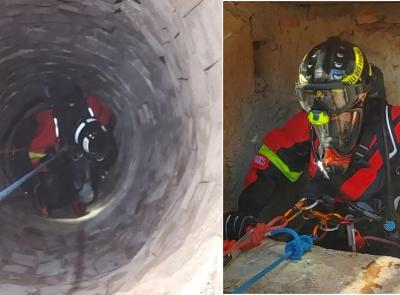 Cingoli, gatto cade in un pozzo profondo 10 metri: intervengono i Vigili del Fuoco