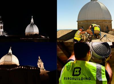 Eurobuilding illumina il Santuario di Loreto: "Un omaggio alla bellezza e alla spiritualità"