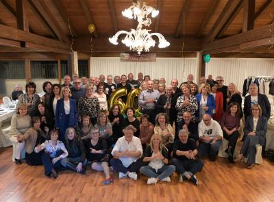 Treia, la classe 1965 celebra i 60 anni a Villa Berta