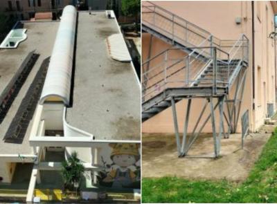 Civitanova, lavori nelle scuole Don Milani e La Conchiglia per infiltrazioni d'acqua: 75mila euro di interventi