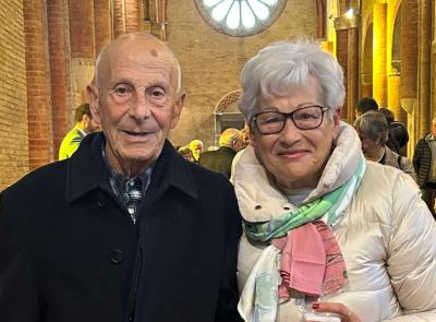Mogliano, Benito e Giancarla festeggiano un amore lungo 60 anni Mogliano, Benito e Giancarla festeggiano un amore lungo 60 anni