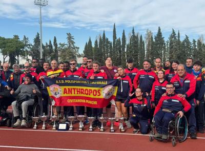 Anthropos Civitanova domina al “Picchi” con cinque titoli e due record nella Finale Nazionale Fispes Anthropos Civitanova domina al “Picchi” con cinque titoli e due record nella Finale Nazionale Fispes