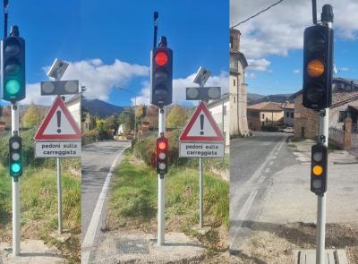 Camerino, nuovo semaforo a Morro: "Più sicurezza e traffico regolato lungo la Provinciale 17" Camerino, nuovo semaforo a Morro: "Più sicurezza e traffico regolato lungo la Provinciale 17"