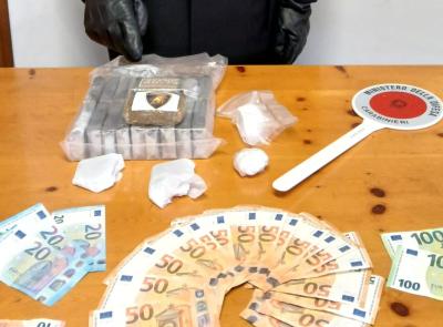 Corridonia, inseguimento tra le campagne: arrestato 22enne con oltre 2 chili di droga