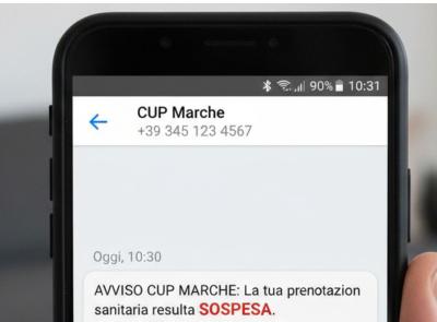 "Attenzione alle truffe telefoniche": falsi sms e chiamate che si spacciano per il Cup Marche