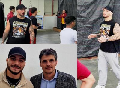 L'atleta olimpico Diego Lenzi a San Severino: "Credete nella boxe, è una scuola di vita"