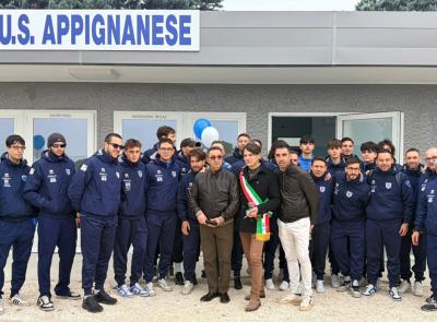 Appignano, inaugurati i nuovi spogliatoi: "Un campo sportivo più moderno e accessibile"