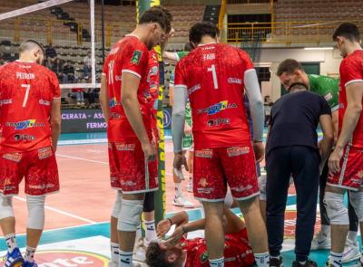 Pallavolo Banca Macerata-Fisiomed, infortunio per Marco Novello: gli esami escludono fratture