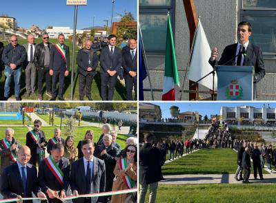 Matelica inaugura il nuovo parco urbano dedicato a Maria Fiorella Conti