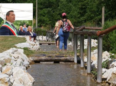 Pieve Torina, il percorso Kneipp si illumina di notte: nuova luce sul Sentiero delle Acque
