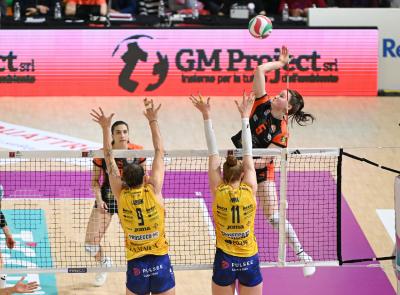 Conegliano è troppo forte, la Cbf Balducci Macerata si inchina in 3 set: la Imoco si conferma imbattibile