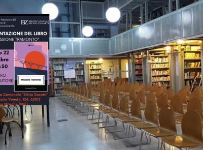 Leonardo Piana presenta “Missione Tramonto” alla Biblioteca Zavatti di Civitanova