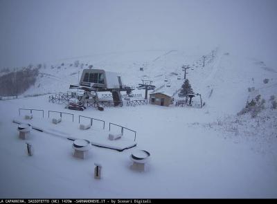 È arrivata la neve, Sarnano e Bolognola in allarme: "Accelerare subito lavori sulla SP 120"