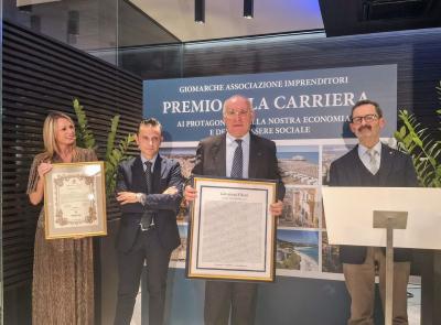 A Giovanni Fileni il premio alla Carriera 2025 di Giomarche