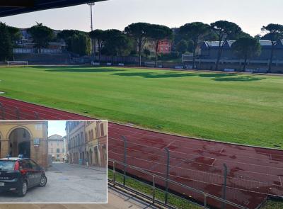 Controlli dei Carabinieri prima di Tolentino-Fermana: segnalato tifoso trovato con hashish