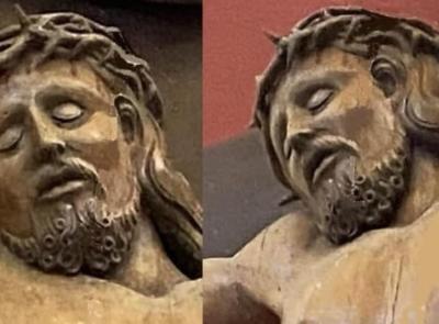 Treia, il libro di Maurizio Chielli disvela un tesoro tra le colline marchigiane: il crocifisso del camposanto