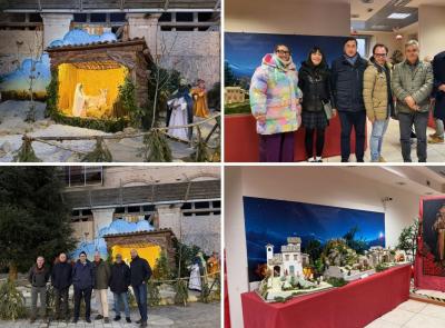 Castelraimondo, inaugurata la mostra dei Presepi Artistici curata da Gianpiero Gabrielli