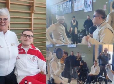 Macerata Scherma, Alex Chiacchera esordisce nella gara nazionale paralimpica di Bologna